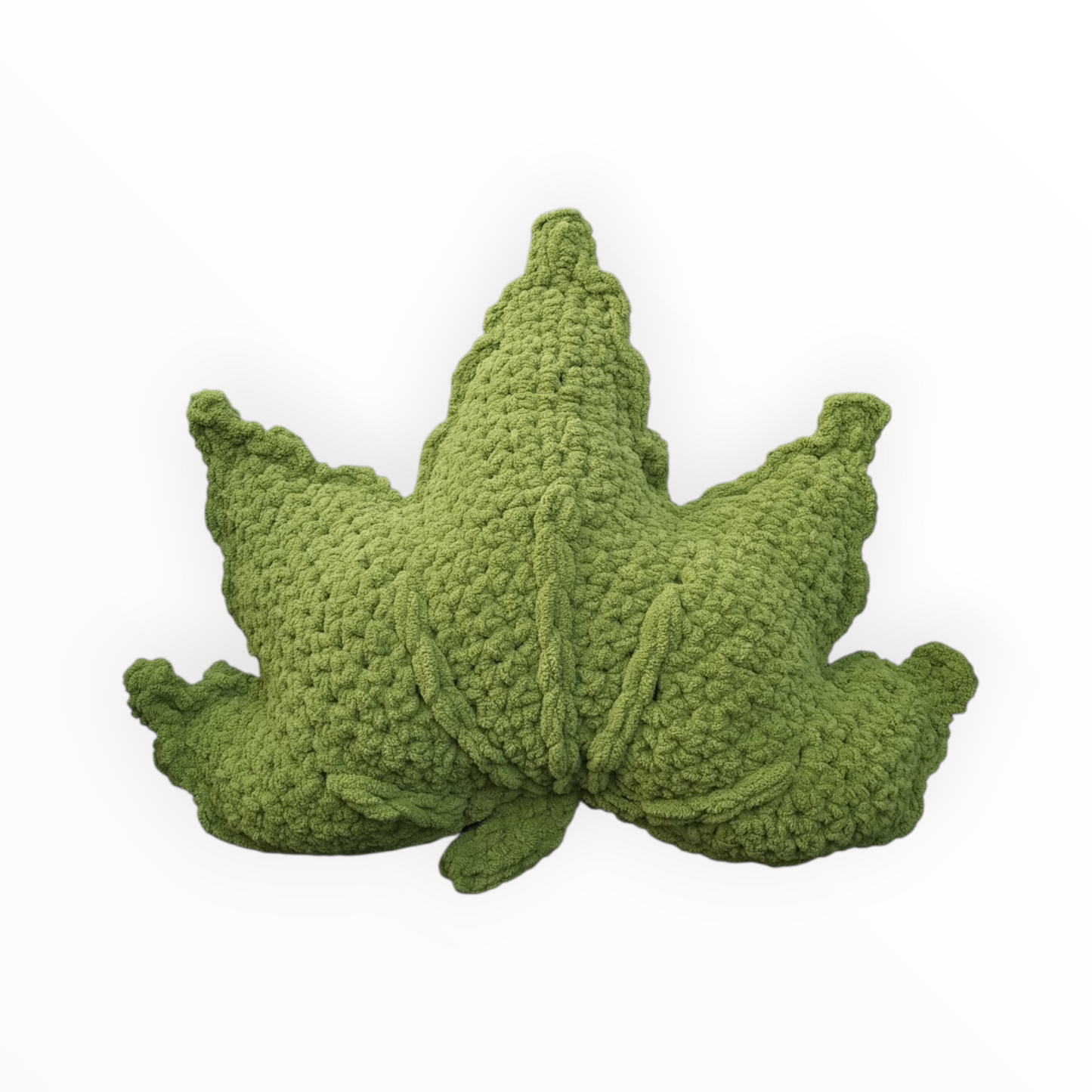 Feuille de vigne, création artisanale au crochet. Origine Champagne.