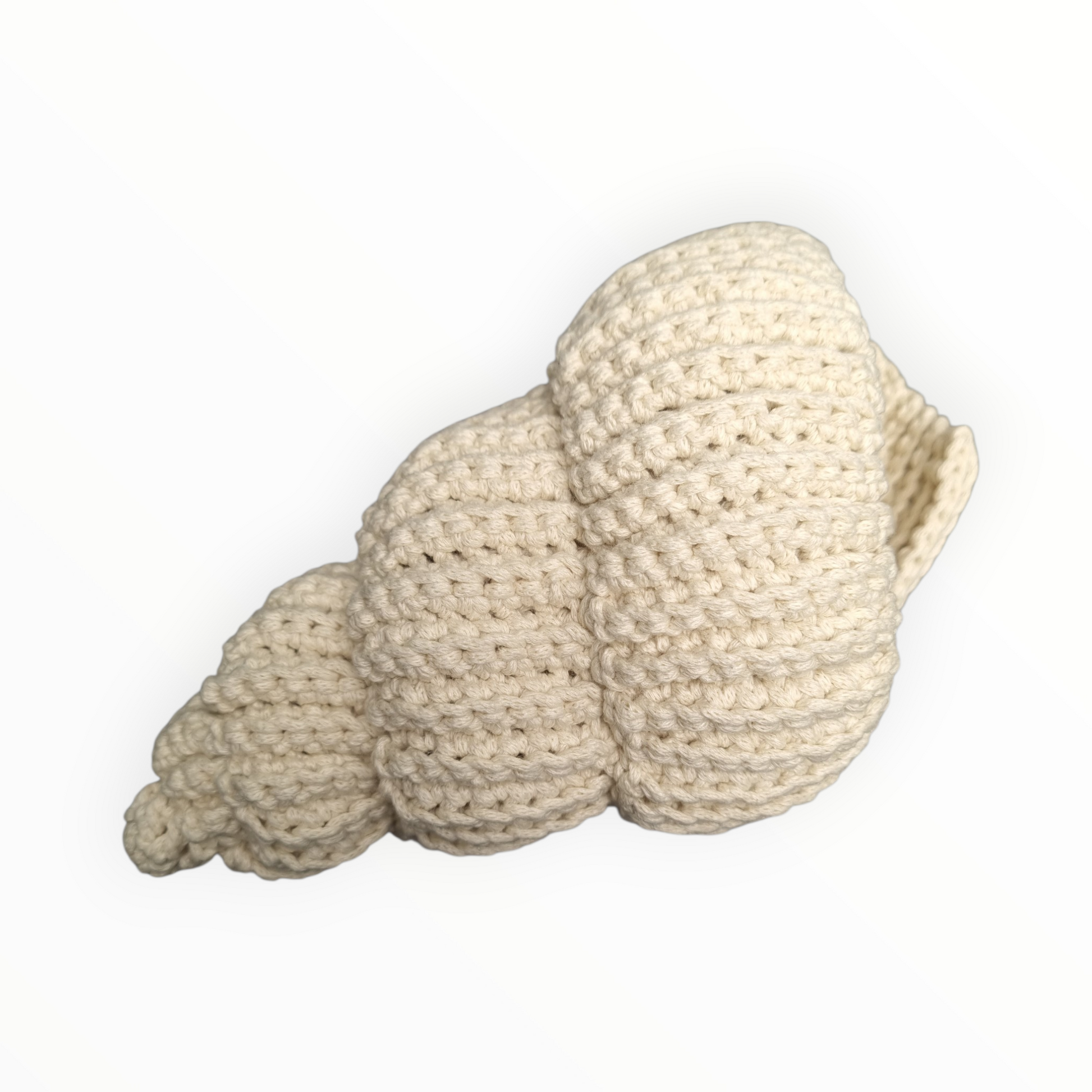 Coquillage, création artisanale au crochet. Origine Champagne.